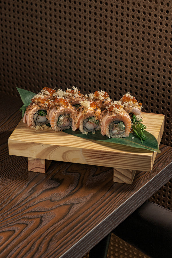 Aburi Salmon Ikura Mentaiko Maki