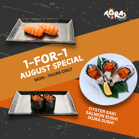1-For-1 August Special