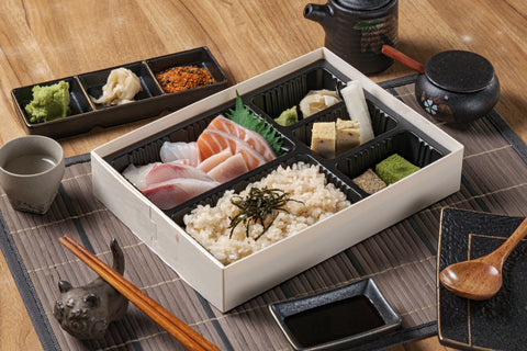 8 Kind Moriawase Sashimi 16pc Bento