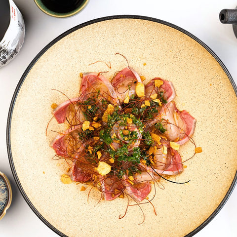 SIGNATURE SASHIMI CARPACCIO 特製刺身カルパッチョ