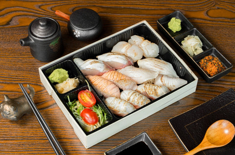 12 pcs Aburi Sushi Bento